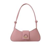 KIXZSAZ Sac sous les bras pour femmes, Applications larges, idées cadeaux en PU pour femmes, sacs à bandoulière Chic avec serrure, taille appropriée, mode, Rose