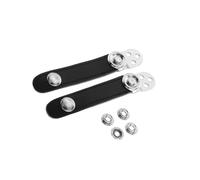 KIXZSAZ Sangles de basse pour accordéon résistantes, sangles professionnelles en cuir PU avec attache à soufflet, largeur 2,2 cm / 0,87 pouce, accessoires, Noir, 7 cm