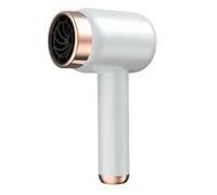 KIXZSAZ Sèche-linge sans fil, sortie d'air haute efficacité, ABS USB, avec surveillance de la température, pour cheveux lisses et longs frisottis, blanc