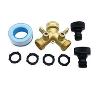 KIXZSAZ Séparateur de Tuyau d'arrosage de Jardin Stable et Stable pour buse d'irrigation pour connecteur électrique Pistolet à Eau Mastic Pistolet, dent européenne, 1