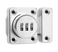 KIXZSAZ Serrure combinée pratique pour armoire, entrée sans clé pour un accès facile, serrures d'armoire en alliage de Zinc avec serrure de casier à combinaison, argent, Style 1