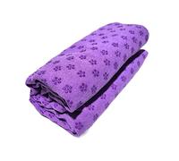 KIXZSAZ Serviette de yoga chaude résistante et antidérapante en microfibre absorbante, idéale pour les séances de Pilates et les activités de fitness en extérieur. Convient, Violet, 183 x 63 cm