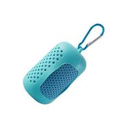 KIXZSAZ Serviette en microfibre, sélection de tissus doux, étui en silicone léger et Portable, serviette à séchage, serviettes microfibre, Bleu ciel