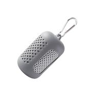 KIXZSAZ Serviette en microfibre, sélection de tissus doux, étui en silicone léger et Portable, serviette à séchage, serviettes microfibre, gris