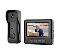KIXZSAZ Sonnette vidéo HD avec Communication bidirectionnelle et sans Fil,