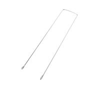 KIXZSAZ Support de fixation pour panier de vélo, solution de montage pour une expérience cycliste efficace et sécurisée. Longueur : 38 cm (14,96 pouces). Convient Pour aux, Argent, 20/22 pouces