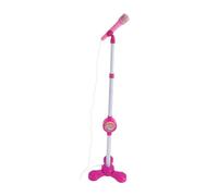 KIXZSAZ Support de Microphone Amusant pour Enfants aidant Les Enfants à Aimer Chanter Tout en Clignotant Les lumières de la scène atmosphère Joyeuse Musique Chanter Microphone Jouet lumières scène