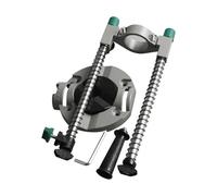 KIXZSAZ Support de perceuse à colonne multifonction avec guide de perçage multi-angles portable pour perçage précision dans les espaces restreints. Support pour carré.