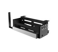 KIXZSAZ Support de rangement de gril multifonctionnel, pratique et pratique, avec tours en papier et porte-couteau, installation en métal sans effort