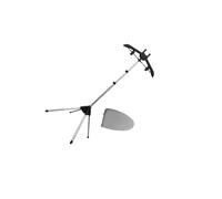 KIXZSAZ Support de repassage réglable en métal, défroisseur vapeur portable, cintre, indispensable pour la lessive. Support de repassage télescopique vertical en métal, Noir, 84 cm-160 cm