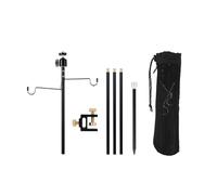 KIXZSAZ Support Pliable pour Lanterne, idéal pour Un Support léger avec mât de Tente Poteau de lampadaire.