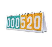 KIXZSAZ Tableau d'affichage Sportif Durable à 6 Chiffres pour Tous Types de Jeux intérieurs et extérieurs. Tableau d'affichage à Chiffres réversibles pour Jeux familiaux :
