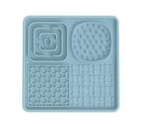 KIXZSAZ Tapis à lécher pour Chiens, pour Les Repas, Rapport qualité Prix et Plaisir Garanti, Gel de silice, gamelle pour Ingestion Lente, Facile à Nettoyer, Durable, Bleu