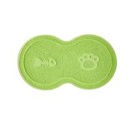 KIXZSAZ Tapis de litière pour Chat Facile à Nettoyer, Mignon et Pratique, Garde la Maison Propre, Accessoire en PVC pour Animaux de Compagnie, Accessoire pour Chat, pour Chien, Vert