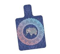KIXZSAZ Tapis de sol antidérapant pour Pilates Reformer, serviette légère en caoutchouc portable, tapis de yoga pour salle de sport à domicile, équipement de méditation et, Bleu foncé, 99.6 x 61 cm
