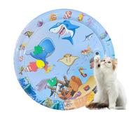 KIXZSAZ Tapis d'escalade Pliable pour Animaux de Compagnie, Jouet rafraîchissant et Mignon, Peut être plié et rangé lorsqu'il n'est Pas dans Un Tapis de Glace rempli d'eau, 65CM Type+4
