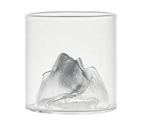 KIXZSAZ Tasse à thé/vin style montagnard créatif - Cadeaux pour recevoir - Silver Mountain High - Whiskies et vins résistants au borosilicate