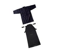 KIXZSAZ Tenue traditionnelle de samouraï, costume dobok d'iaido unique, adapté Pour aux pratiquants de Pour tous niveaux, pour une expérience authentique. Hakama d'aïkido et, Bleu et noir, 175 cm