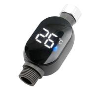KIXZSAZ Thermomètre à LED pour le débit d'eau, jauge de température de douche, pommeau douche, affichage LED externe, affichage la température l'eau