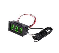 KIXZSAZ Thermomètre numérique de haute précision pour une surveillance polyvalente du réfrigérateur, surveillance en plastique en temps réel, fonctions polyvalentes, vert