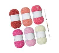 KIXZSAZ Torchons en laine, projet de bricolage, laine douce pour torchons, tricot à la main, réaliser de beaux tricots à la main, tricot grosses mailles, crochet, bricolage, Tapez C