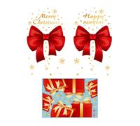 KIXZSAZ Transformez n'importe quel lisse avec un autocollant mural fixe, aucune pâte collante n'est nécessaire. Miroir autocollant mural imperméable en PVC, nœud papillon + coffret cadeau