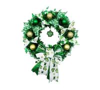 KIXZSAZ Une couronne de trèfles suspendue complète à merveille l'ambiance et les décorations de la Saint-Patrick et conserve ses couleurs festives longtemps. C'est une