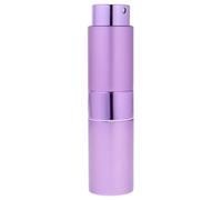 KIXZSAZ Vaporisateur élégant en verre de 15 ml pour parfum, idéal pour les voyages les cadeaux. Flacon vaporisateur en alliage d'aluminium.