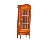 KIXZSAZ Vitrine pour Maison de poupée intégrant Un Meuble Miniature de Rangement et Une bibliothèque, Alliant Savoir-Faire et élégance. Meuble Miniature pour Jeu d'imitation.