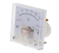 KIXZSAZ Voltmètre analogique CC, indicateur de tension analogique 91C4, conçu pour la mesure et la surveillance de charge électrique et des systèmes électriques et batteries, 0-250 V