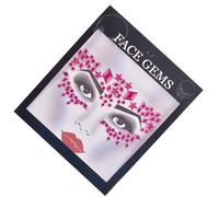 KIXZSAZ Yeux Visage Strass Auto-Adhésifs Autocollants Style Simple Paillettes Temporaire Téléphone Sourcils Bijoux Festival Maquillage