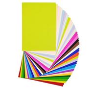 Kizaten 60 Feuilles Papier Cartonné A4 Coloré,30 Couleurs,200 g/m² Papier Cartonné Couleur pour Cartes de Vœux,Invitations,Origami et Scrapbooking