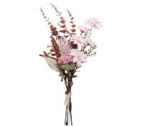 Kizaten Fleurs Artificielles,Plantes Faux Soie Bouquet de Fleurs Hortensia,Arrangements Floraux pour Simulation-Décoration de Maison-Décoration de Mariage,Violet