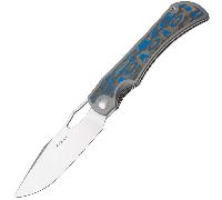 Kizer Allure S45VN,Satin,Titanium&Vortex Micarta Ki4763LDA1