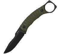 Kizer BILLY BONES AEB-L Black PVD Coating&Stonewashed, G10 1115A1