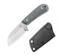 Kizer Deckhand Couteau à Lame Fixe avec Étui, Lame D2 Couteau de Camping G10+Micarta Poignée Légère EDC pour Hommes et Femmes, pour la Randonnée et la Survie 1062A1
