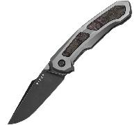 Kizer Frame Lock Feweed Vu Hu?nh Nam Anh S35VN Titane+Fat Carbon(Purple haze) Ki3694A1