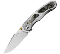 Kizer Frame Lock Feweed Vu Hu?nh Nam Anh Zwear PM Titanium(Camo Carbon Gold) Ki3694A4