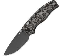 Kizer Glaux 14C28N,Gray PVD Coating Stonewashed, Vortex micarta