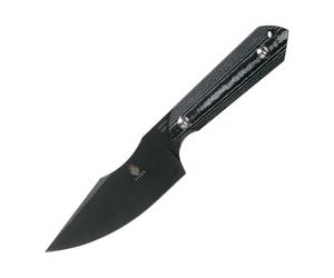 Kizer Harpoon Couteau à Lame Fixe Micarta Noir 1040
