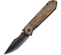 Kizer Harpoon Fold 3-layer steel,Ti&Norplex UltreX™ Micarta Ki4784A4