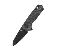 Kizer Lieb M Button Lock Black Micarta V3541C2