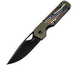 Kizer Liner Lock Militaw Jonathan Styles Nitro V G10 V3634A3