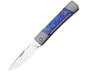 Kizer Little Grand M390 Titanium Damascus