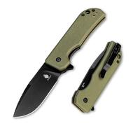 Kizer Nice Guy Couteau Pliant de Poche, 2,84" Lame Nitro V, Couteau Léger et Tranchant pour le Camping et la Randonnée, Manche G10, Couteau à Non-Automatique Liner Lock Flipper V3011A1