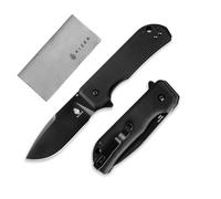 Kizer Nice Guy Couteau Pliant de Poche, 7,21 cm Lame en Acier D2, Manche en G10 Petit Couteau EDC, Non-Automatique Liner Lock Flipper, Couteaux Tranchants pour Camping Randonnée et Survie V3011M1