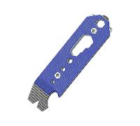 Kizer Pac-Bar Stonewashed Ti&G10 handle - Blue T122A4