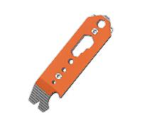 Kizer Pac-Bar Stonewashed Ti&G10 handle - Orange T122A3