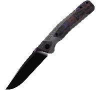 Kizer Sable Chief K390, Matte DLC Ultra, Titanium&FatCarbon Purple Haze Ki3745A2