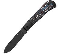 Kizer Trestle D S90V, Matt DLC Ultra, Aluminum & Fat Carbon Ki3760A1